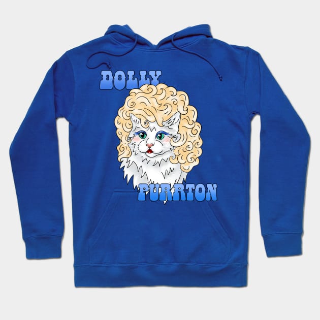 Dolly purrton Hoodie by Do All The Crafts